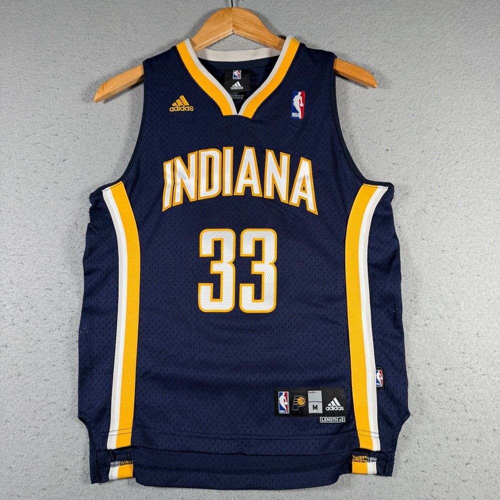 Adidas Indiana Pacers Danny Granger 33 NBA Jersey Youth Medium 10-12 Navy Blue